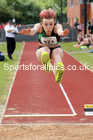 Womens under-20s long jump, 2021 Northern Senior and Under-20s Champs., Leigh. Photo: David T. Hewitson/Sports for All Pics